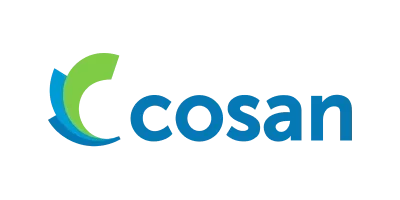Logo da empresa Cosan, cliente da A Estranhamente